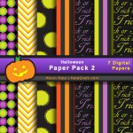 FREE Halloween Digital Paper Pack 2