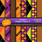 FREE Halloween Digital Paper Pack 3