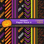 FREE Halloween Digital Paper Pack 4