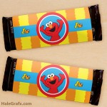 FREE Printable Sesame Street Elmo Candy Bar Wrappers