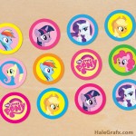 FREE Printable My Little Pony Cupcake Toppers