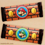 FREE Printable Super Mario Bros. Candy Bar Wrappers
