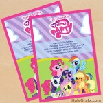 FREE Printable My Little Pony Birthday Invitation Set