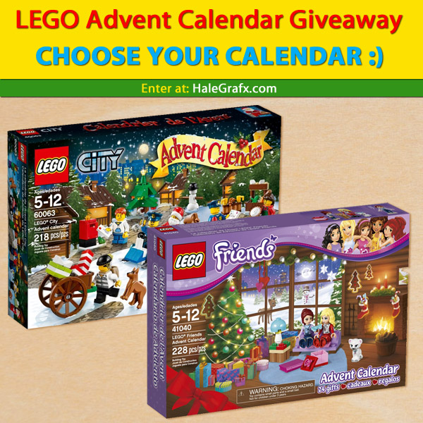 LEGO Christmas Advent Calendar Giveaway 2014