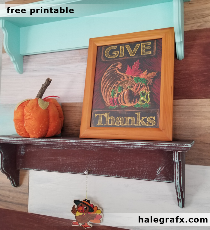 FREE Printable Thanksgiving Chalkboard Art FREE Printable Thanksgiving Chalkboard Art