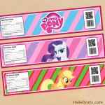 FREE Printable My Little Pony Water Bottle Labels