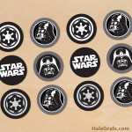 FREE Printable Star Wars Darth Vader Cupcake Toppers
