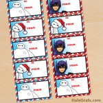 FREE Printable Christmas Big Hero 6 Gift Tags