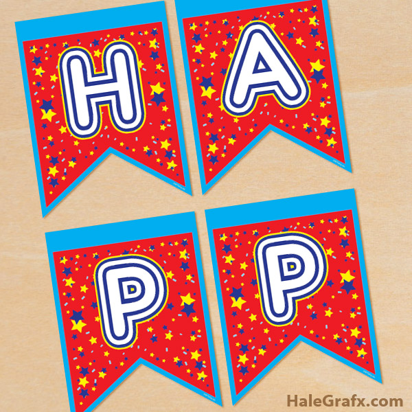 Free Printable Banner Letters Pdf Happy New Year