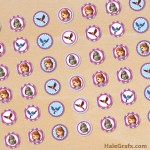 FREE Printable Sofia the First Hershey’s Kisses Stickers
