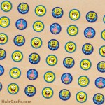 FREE Printable Spongebob SquarePants Hershey’s Kisses Stickers