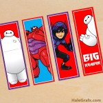 FREE Printable Big Hero 6 Bookmarks