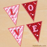 FREE Printable Valentine’s Day Alphabet Banner Pack
