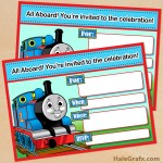 FREE Printable Thomas the Tank Engine Birthday Invitation