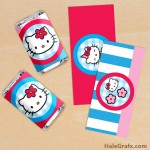 FREE Printable Hello Kitty Mini Candy Bar Wrappers