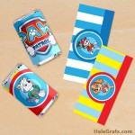 FREE Printable Paw Patrol Mini Candy Bar Wrappers