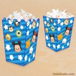FREE Printable Disney Tsum Tsum Popcorn Box