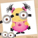 FREE Printable Pin the Goggles on the Girl Minion