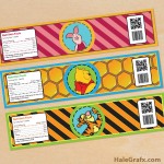 FREE Printable Winnie the Pooh Water Bottle Labels