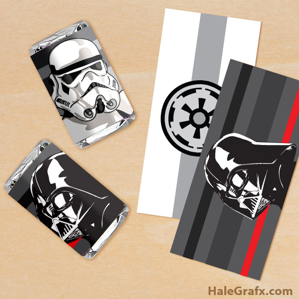 FREE Printable Star Wars Empire Mini Candy Bar Wrappers