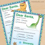 FREE Printable The Good Dinosaur Letters to Santa Claus
