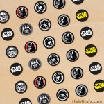 FREE Printable Star Wars Empire Hershey’s Kisses Stickers