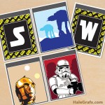 FREE Printable Star Wars Alphabet Banner Pack