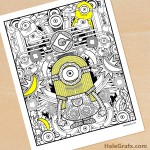 FREE Printable Minion Coloring Page for Adults