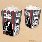 FREE Printable Star Wars Empire Popcorn Box