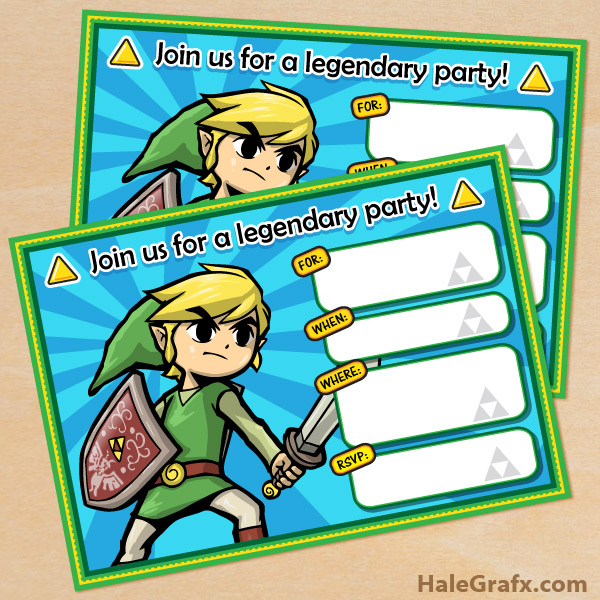 How to throw an Epic Zelda Birthday Party! (+ Free SVG & PNG Files