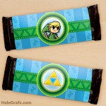 FREE Printable Legend of Zelda Candy Bar Wrappers