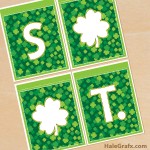 FREE Printable St. Patrick’s Day Alphabet Banner Pack