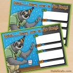 FREE Printable Zootopia Flash Birthday Invitation