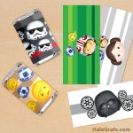 FREE Printable Star Wars Tsum Tsum Mini Candy Bar Wrappers