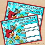 FREE Printable Angry Birds Birthday Invitation