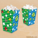 FREE Printable Angry Birds Popcorn Box