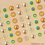 FREE Printable Curious George Hershey’s Kisses Stickers
