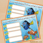 FREE Printable Finding Nemo Birthday Invitation