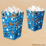 FREE Printable Finding Nemo Popcorn Box