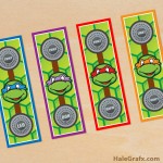 FREE Printable Ninja Turtles Bookmarks