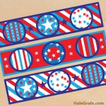 FREE Printable Water Bottle Labels for 4th of July
