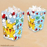 FREE Printable Pokémon Popcorn Box
