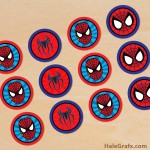 FREE Printable Spider-man Cupcake Toppers