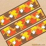 FREE Printable Autumn Water Bottle Labels