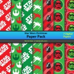 FREE Star Wars Christmas Digital Paper Pack