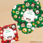 FREE Printable Christmas Tsum Tsum Gift Card Holders