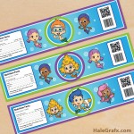 Free Printable Bubble Guppies Water Bottle Labels
