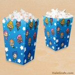FREE Printable Bubble Guppies Popcorn Box