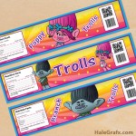 Free Printable Trolls Water Bottle Labels