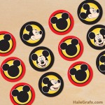 FREE Printable Mickey Mouse Cupcake Toppers